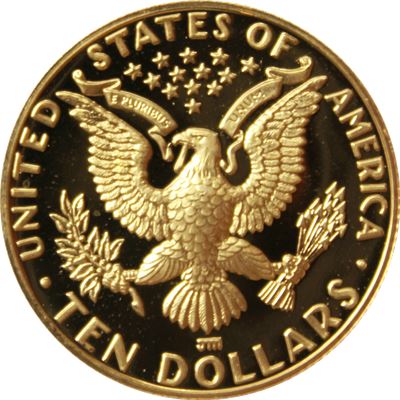 $10 mint gold commemorative coin
