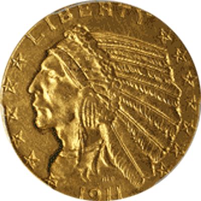 $5 indian gold half eagle