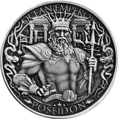 atlantis silver round mythical cities