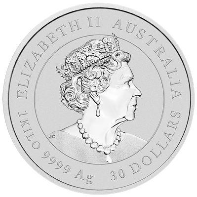 australia kilo silver lunar coin