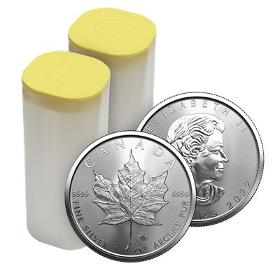 canadian silver maple leaf roll