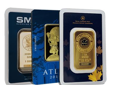 comex approved gold bar with