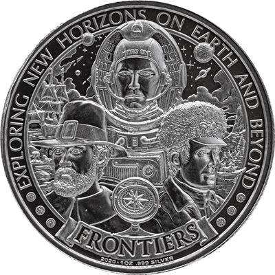 frontiers silver round pilgrims
