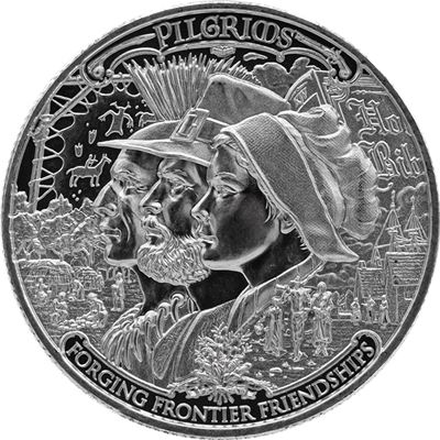 frontiers silver round pilgrims