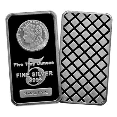 morgan silver bars pure made