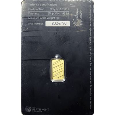 perth mint gram gold bar