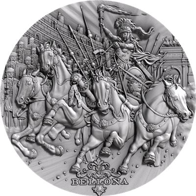 roman gods bellona silver niue